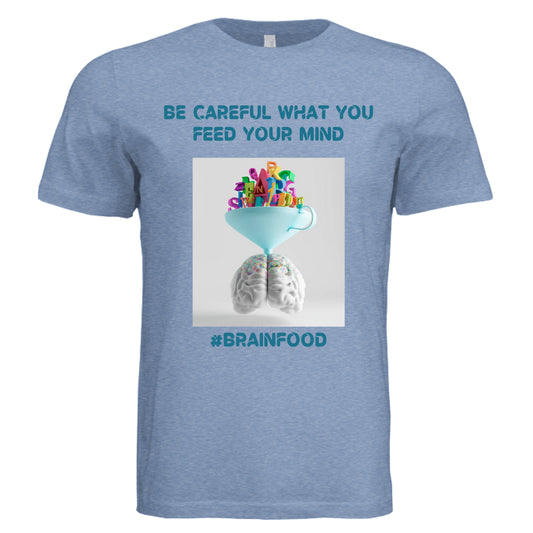 Solid Blue Triblend - FRONT