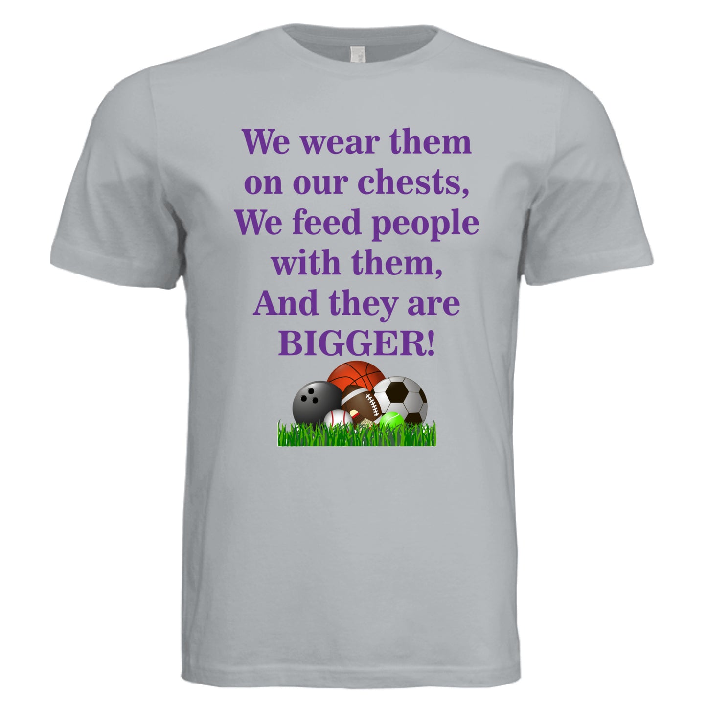 Solid Silver Triblend - FRONT