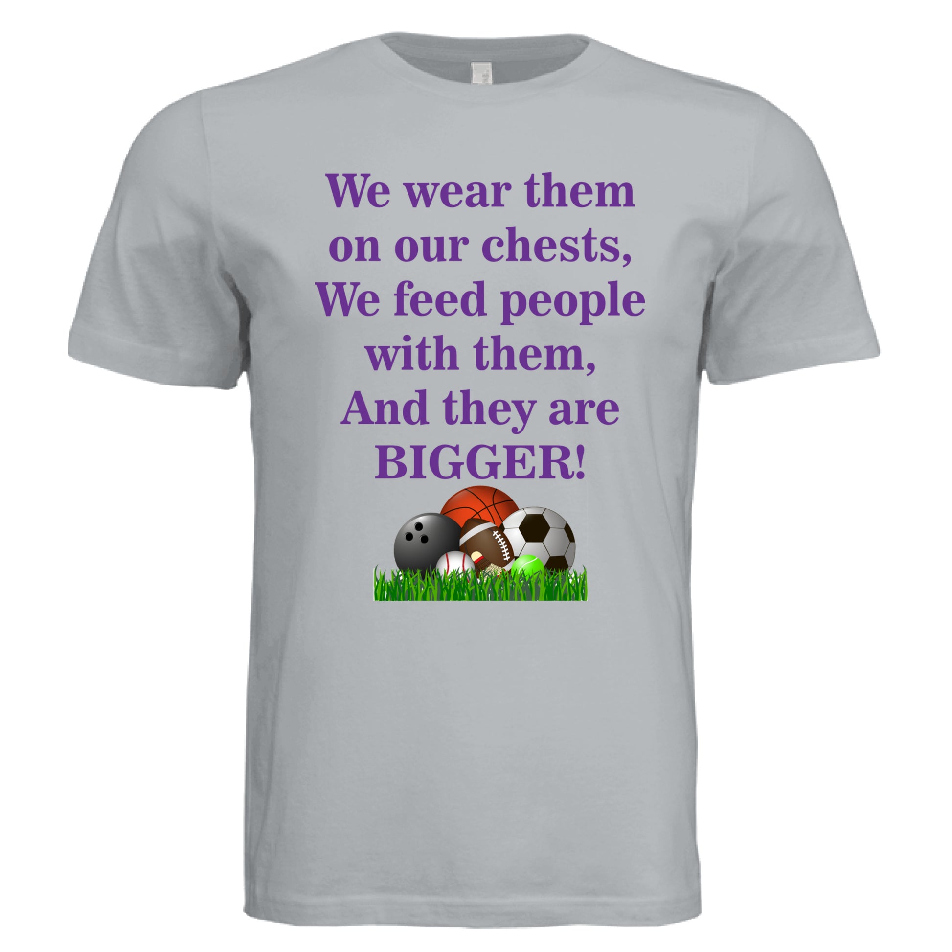 Solid Silver Triblend - FRONT