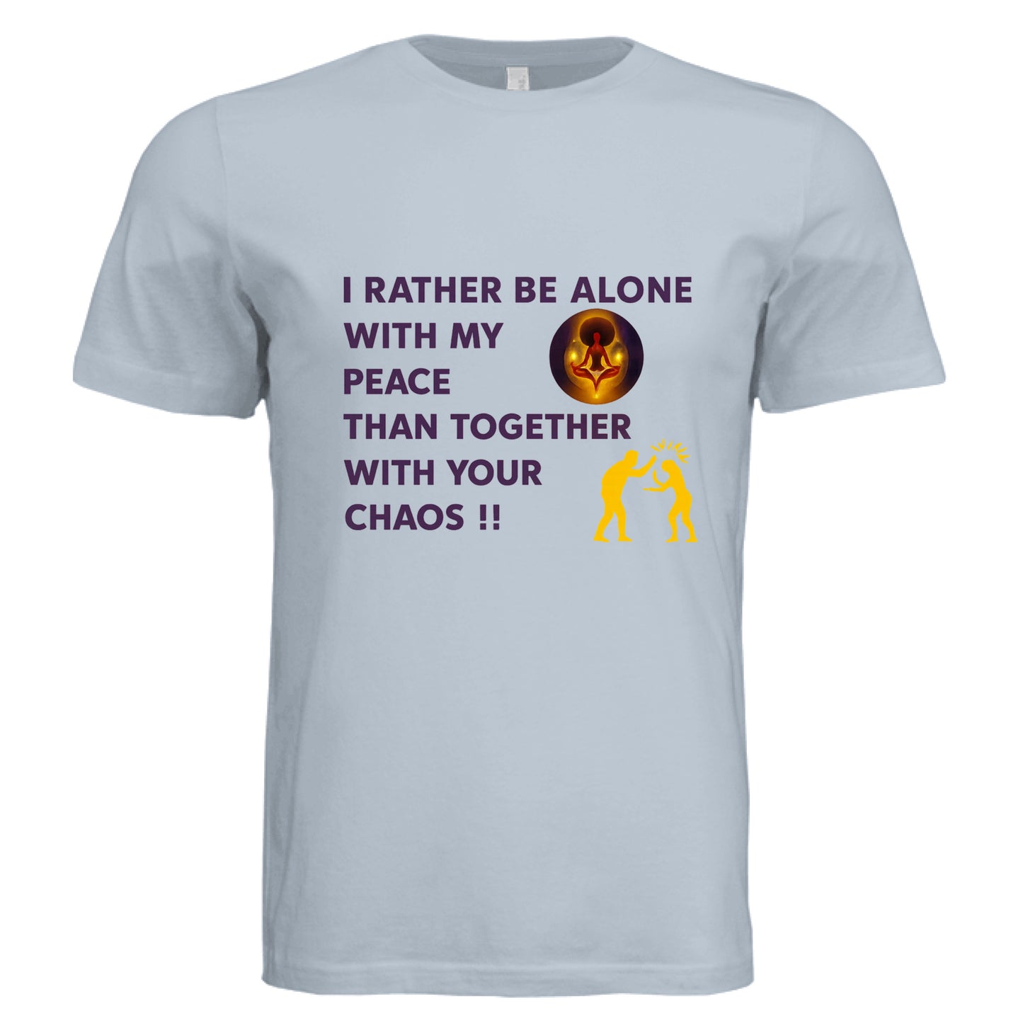 Solid Carolina Blue Triblend - FRONT