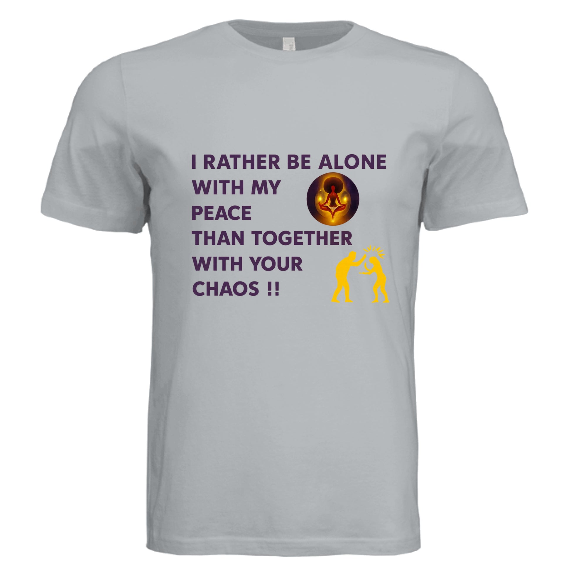 Solid Silver Triblend - FRONT