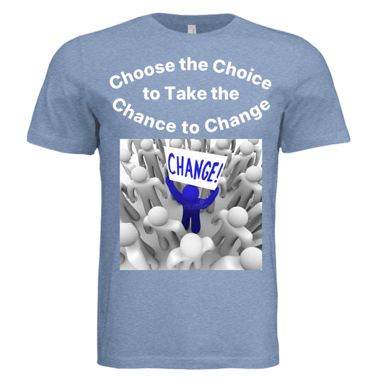 Solid Blue Triblend - FRONT